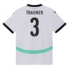 Camiseta de fútbol Austria Gernot Trauner 3 Segunda Equipación Euro 2024 - Hombre